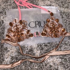 Bikini Crush bedazzled Rosé two-piece